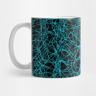 Blue squiggles Mug